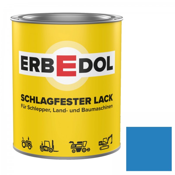 RAL 5012 Lichtblau Erbedol Lack Kunstharzlack Farbe 750ml   0225 5059