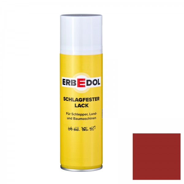 Feuerrot RAL 3000 Schlepperlack Schlagfest Büchner Erbedol Rot Spray 300ml     0225 5990