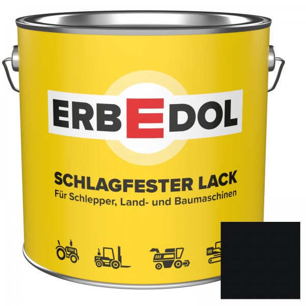 Tiefschwarz RAL 9005  PA 9050 Büchner Erbedol Kunstharzlack 2,5l   0225 8860