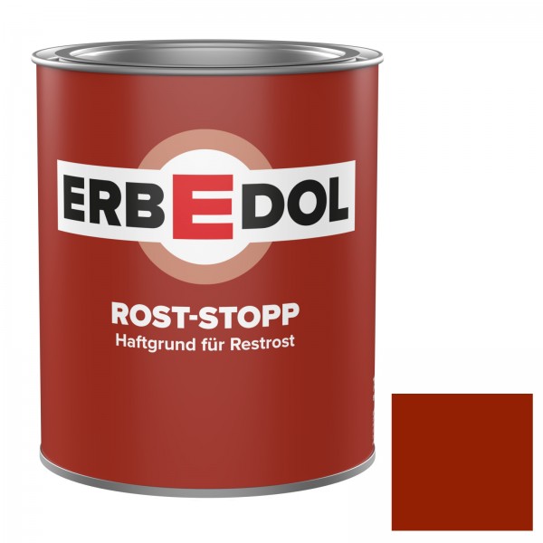 ERBEDOL Rost-Stopp Schutzgrund Grundierung rotbraun matt 750ml    0225 5521